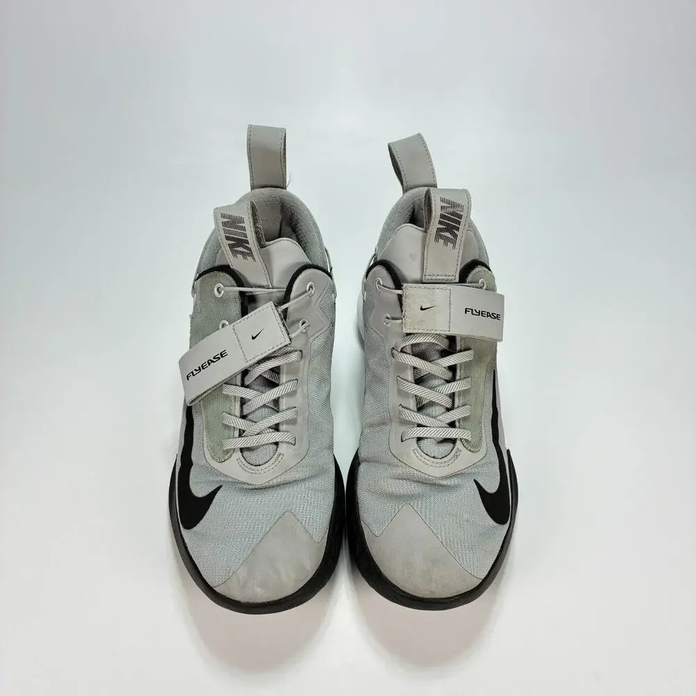 Nike Precision 4 FlyEase Light Smoke Grey Basketball Shoes CV3450-002 Men's Sz 9